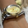 datejust rolex champagne